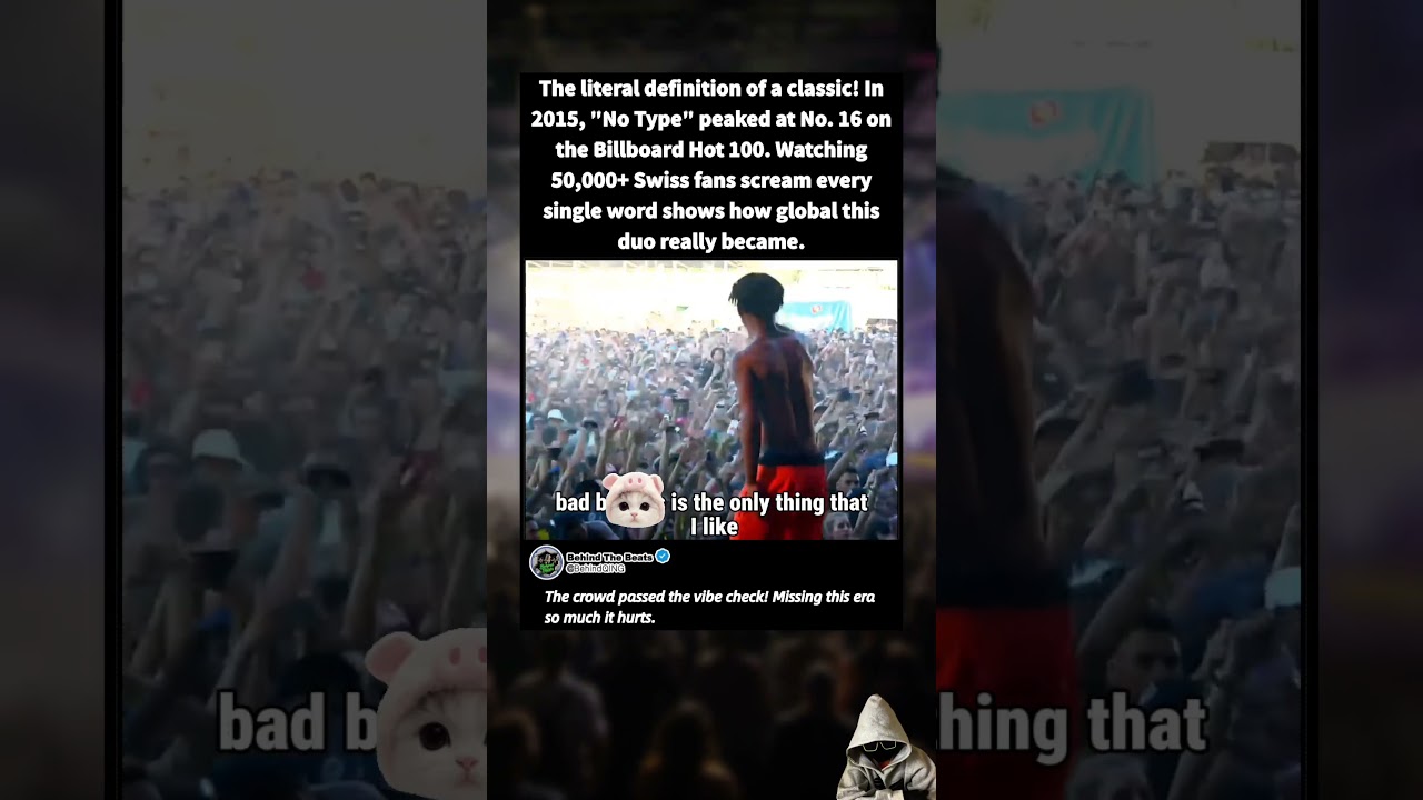 50,000 Fans Screaming "No Type" is Chills 