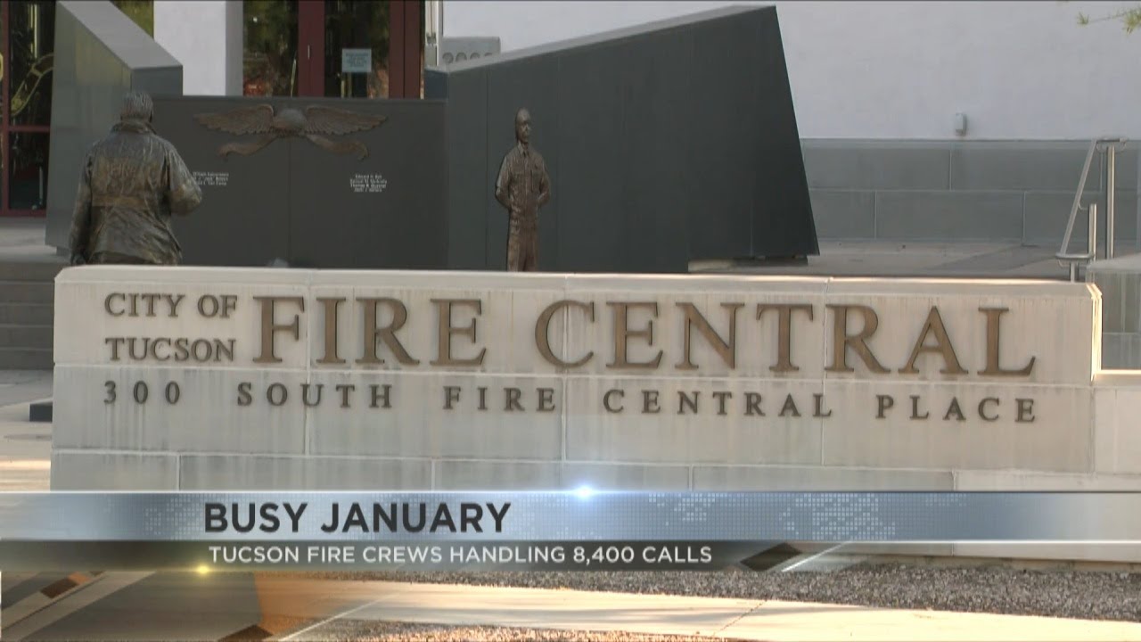 Tucson Fire crews handled thousands of calls in January