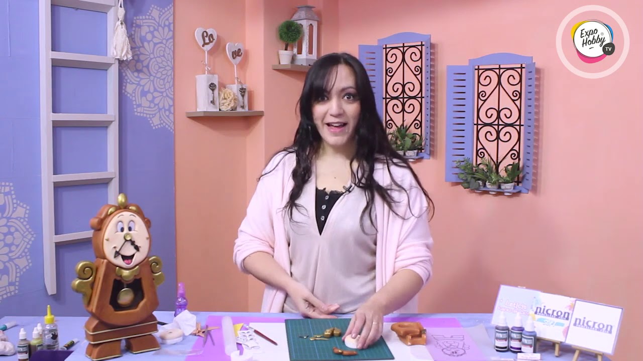 MODELADO EN PORCELANA FRÍA - María Laura Rombola en Expohobby TV