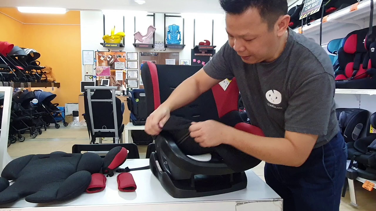 How to Remove Cover for Koopers Pago Convertible Car Seat | LittleWhiz.com