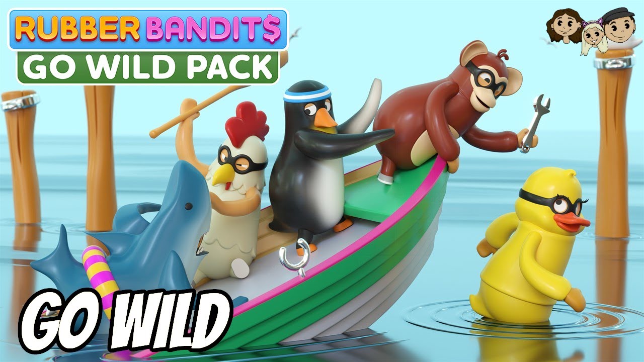 Rubber Bandits Gameplay #9 : GO WILD | 3 Player