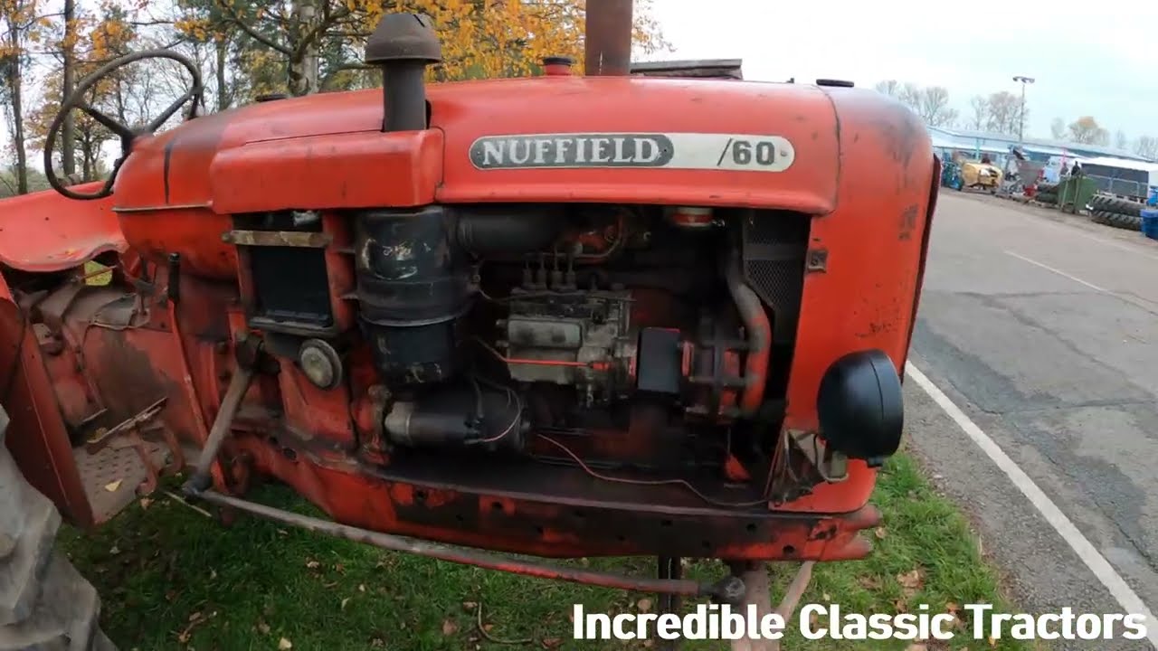 1964 Nuffield 10/60 3.8 Litre 4-Cyl Diesel Tractor (55 HP) The Newark Vintage Tractor Show 2025