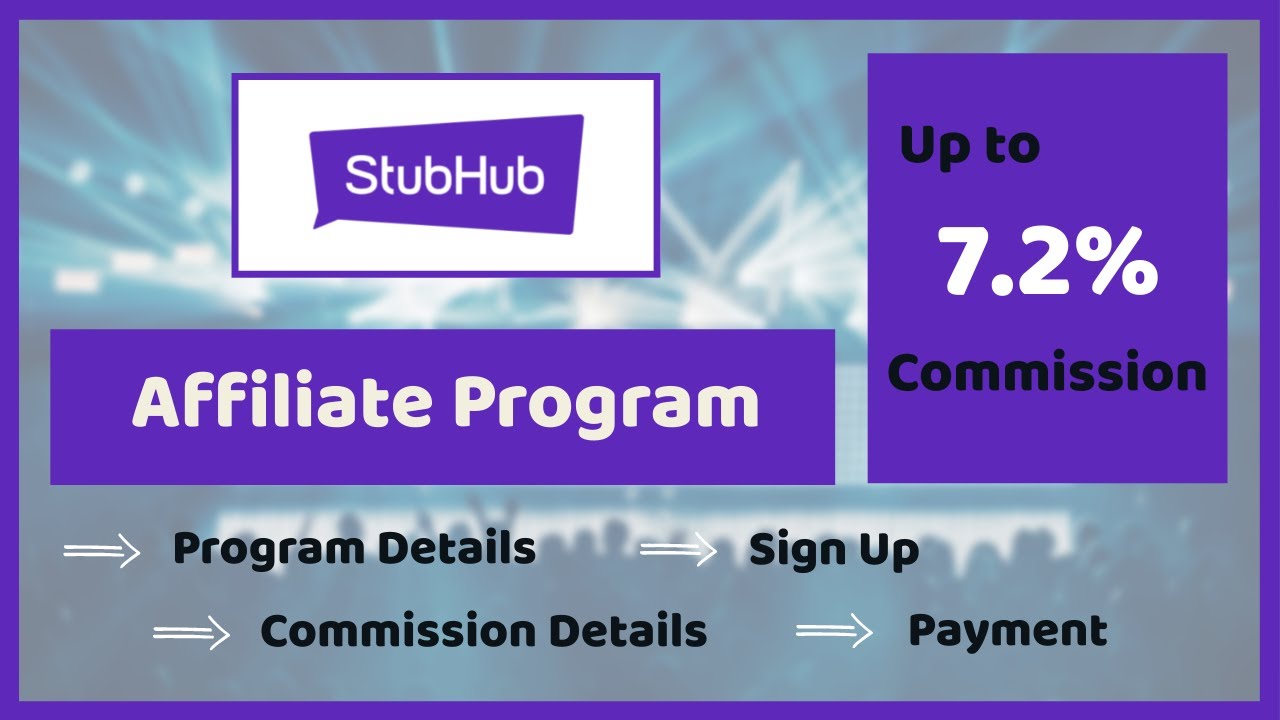 StubHub Affiliate Program [2026] | Earn Money from stubhub.com