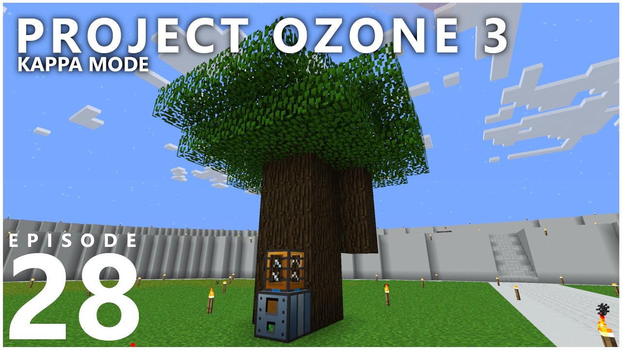 Project Ozone 3 Kappa Mode - LIVEROOT SAP [E28] (Modded Minecraft Sky Block)