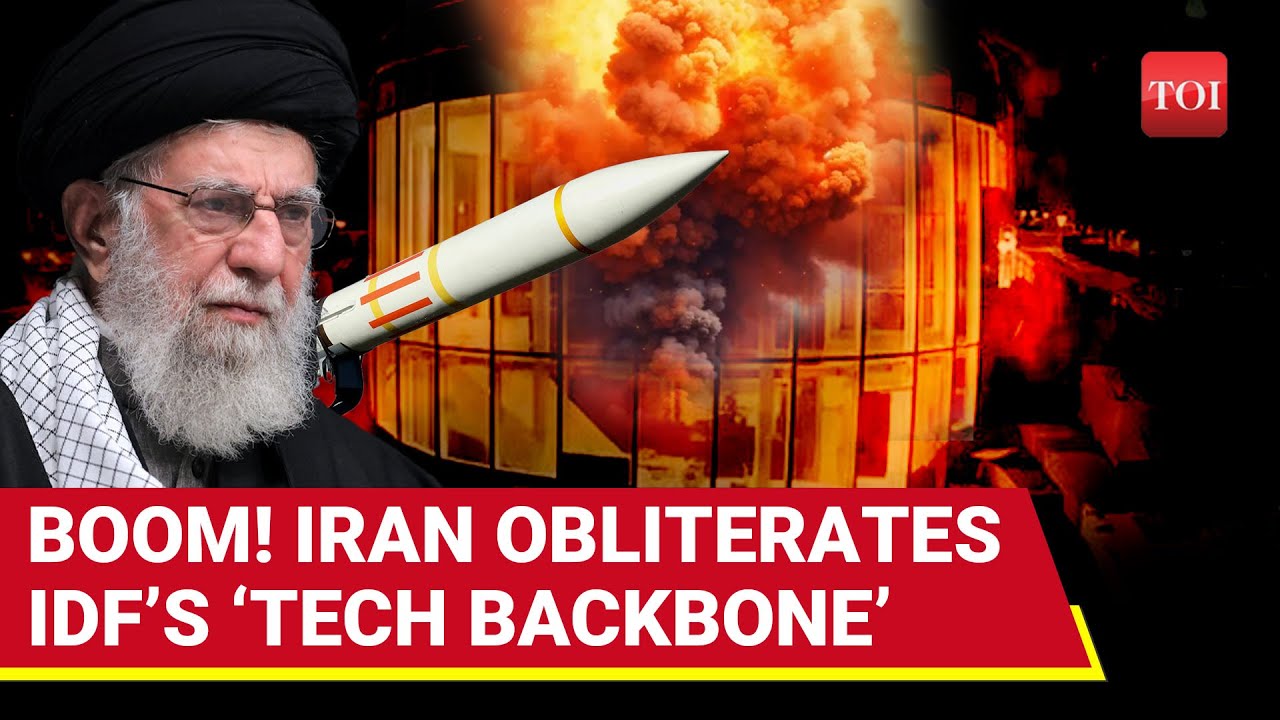 Iran BLOWS UP Israel’s Tech Brain; Missile Hits Weizmann Institute Sparks Fire In Lab | WATCH