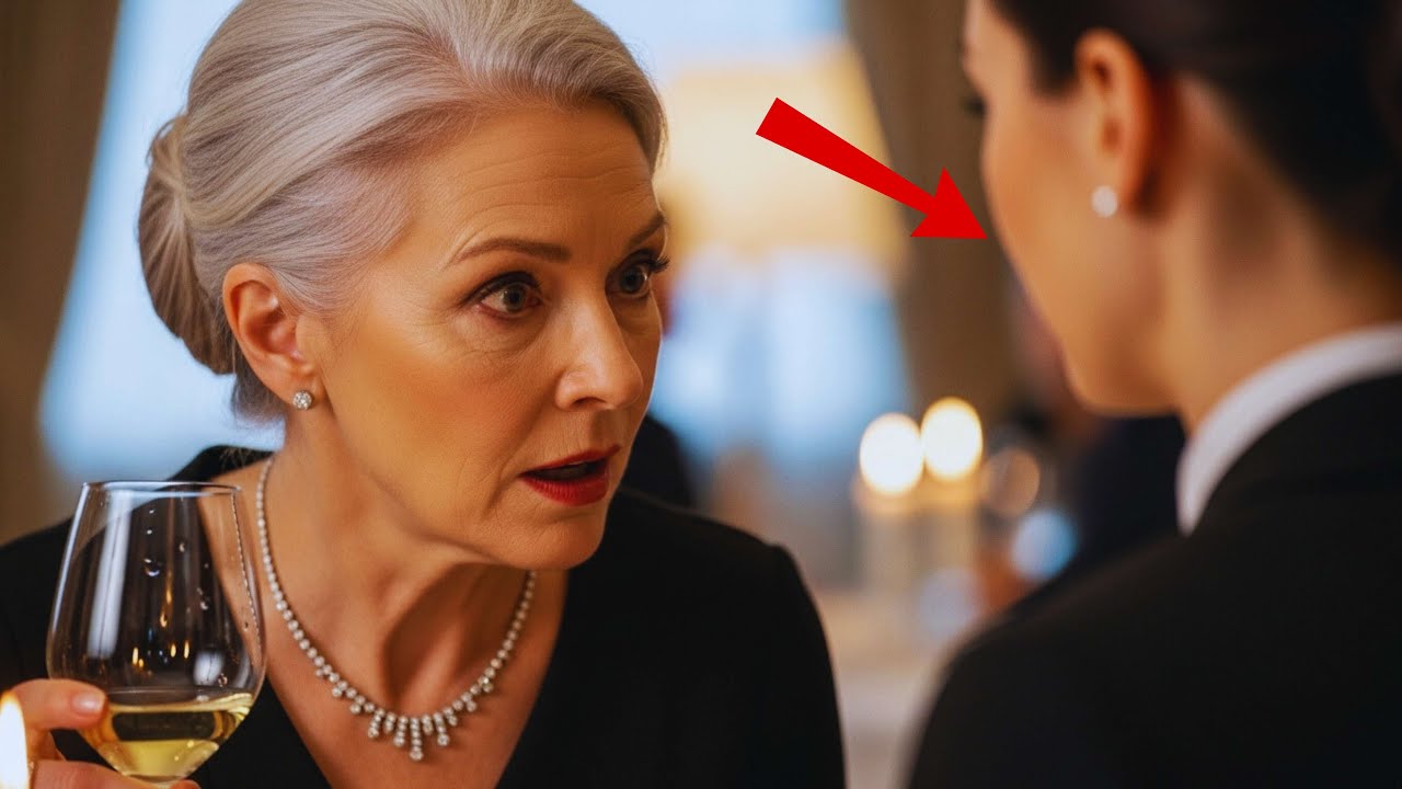 The Mafia Boss’s Mother Spoke to the Waitress — What She Heard Made Her Son Turn Pale