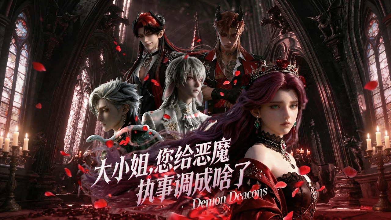 【全集】《大小姐您給惡魔執事調成啥了》穿越惡女炮灰！面對滿黑化惡魔執事，不攻略就被凌虐致死！#乙女漫劇 #反向攻略