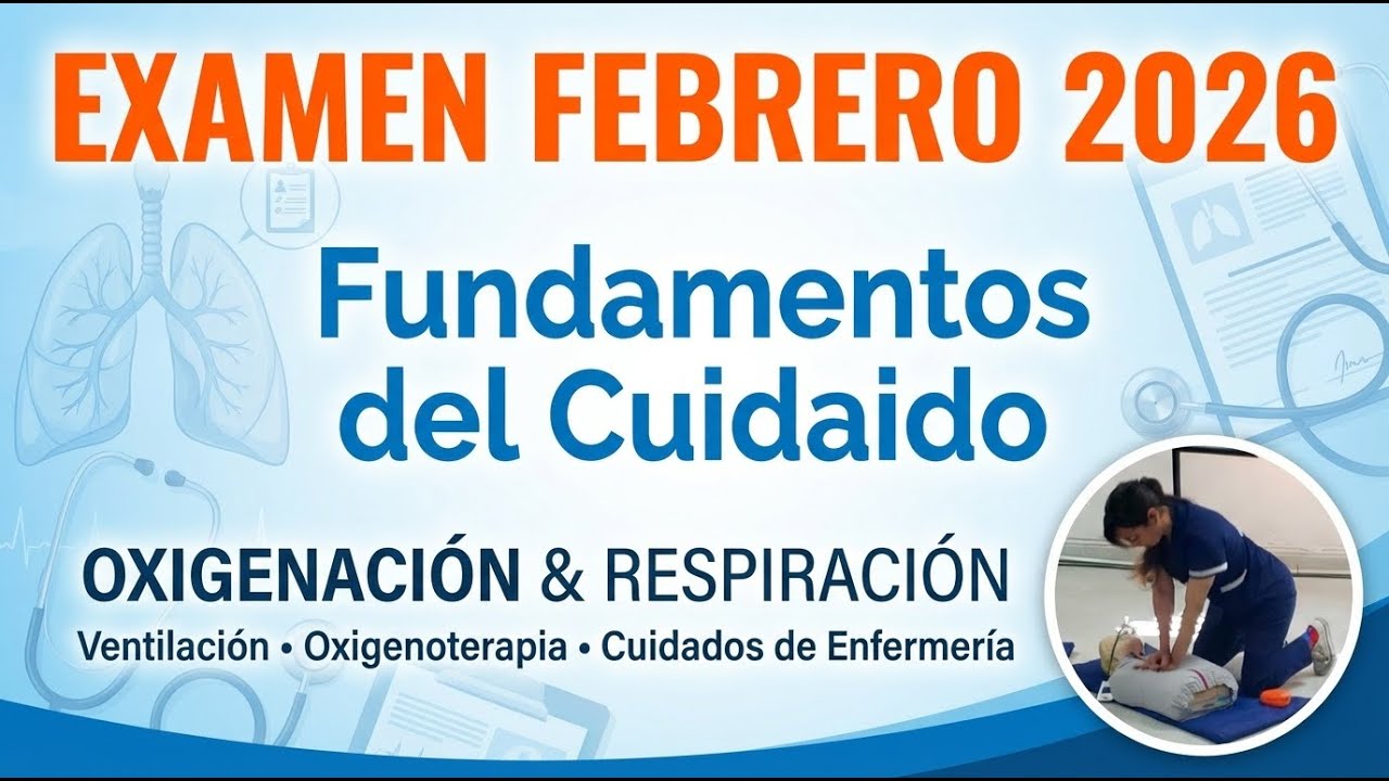 Stream OXIGENACIÓN te explico la resolución de las posibles 20 preguntas de Fundamentos 