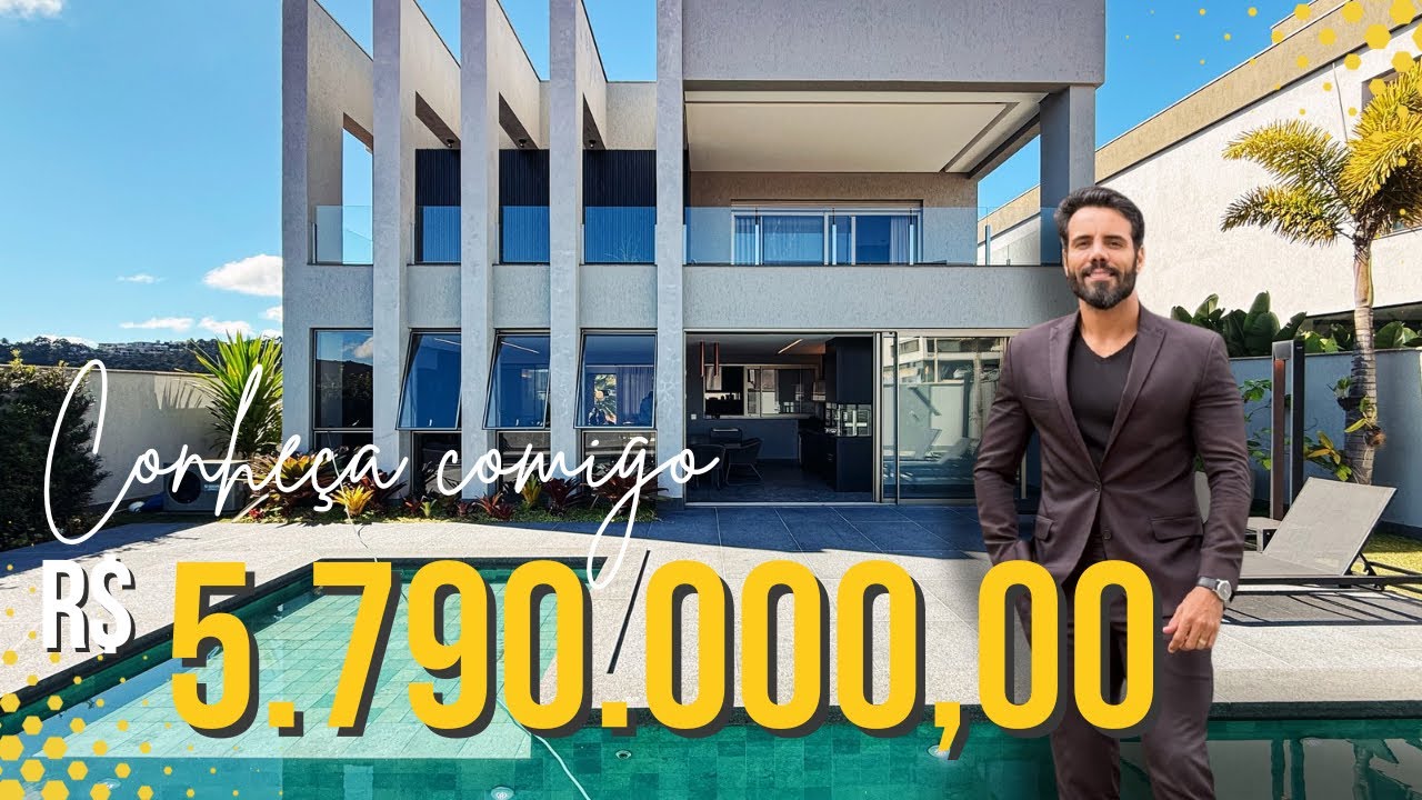 Conheça a casa Mobiliada que todo mundo apaixona quando vê ALPHAVILLE LAGOA DOS INGLESES por R$5.79M