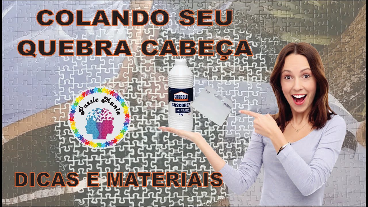 Como colar quebra cabeça corretamente com dicas e materiais necessários
