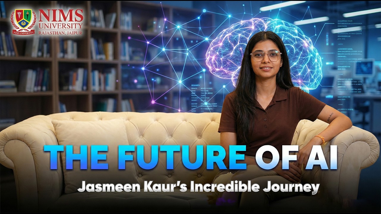 The Future of AI: Jasmeen Kaur&rsquo;s Incredible Journey at NIMS University