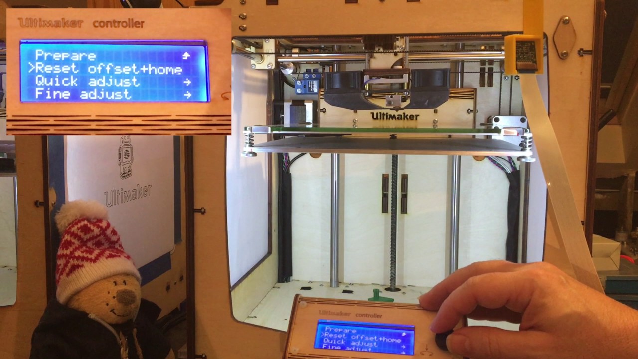 Software adjustable bed leveling for Ultimaker Original