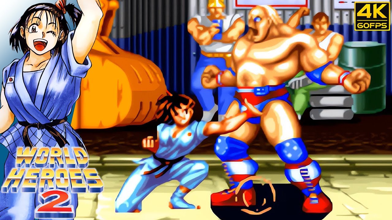 World Heroes 2 - Ryoko (Arcade / 1993) 4K 60FPS