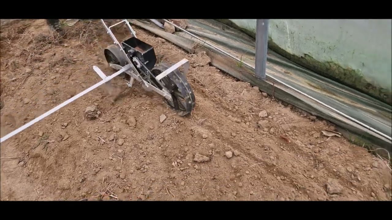 Semoir poussé pour radis poireaux carottes