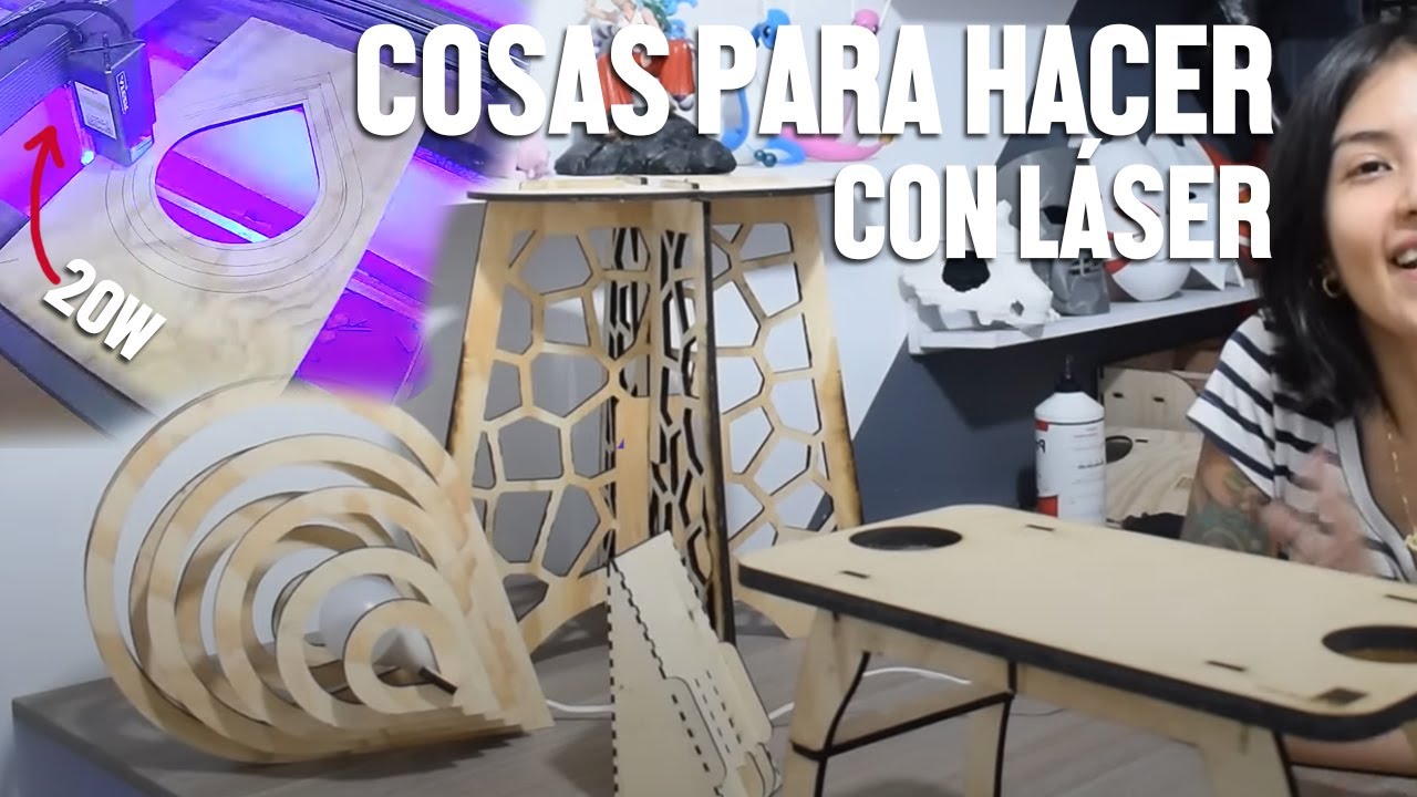 COSAS PARA HACER CON CORTE LASER Y MADERA GRUESA