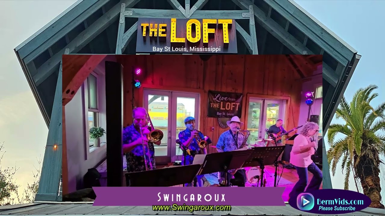 Swingaroux Band Performing at the Loft Bay St Louis. #Swingaroux