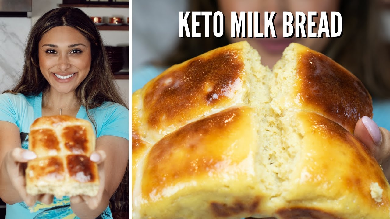 EASY KETO PULL APART BREAD! How to Make Keto Milk Bread | Tastes Like Hawaiian Rolls! ONLY 4 CARBS