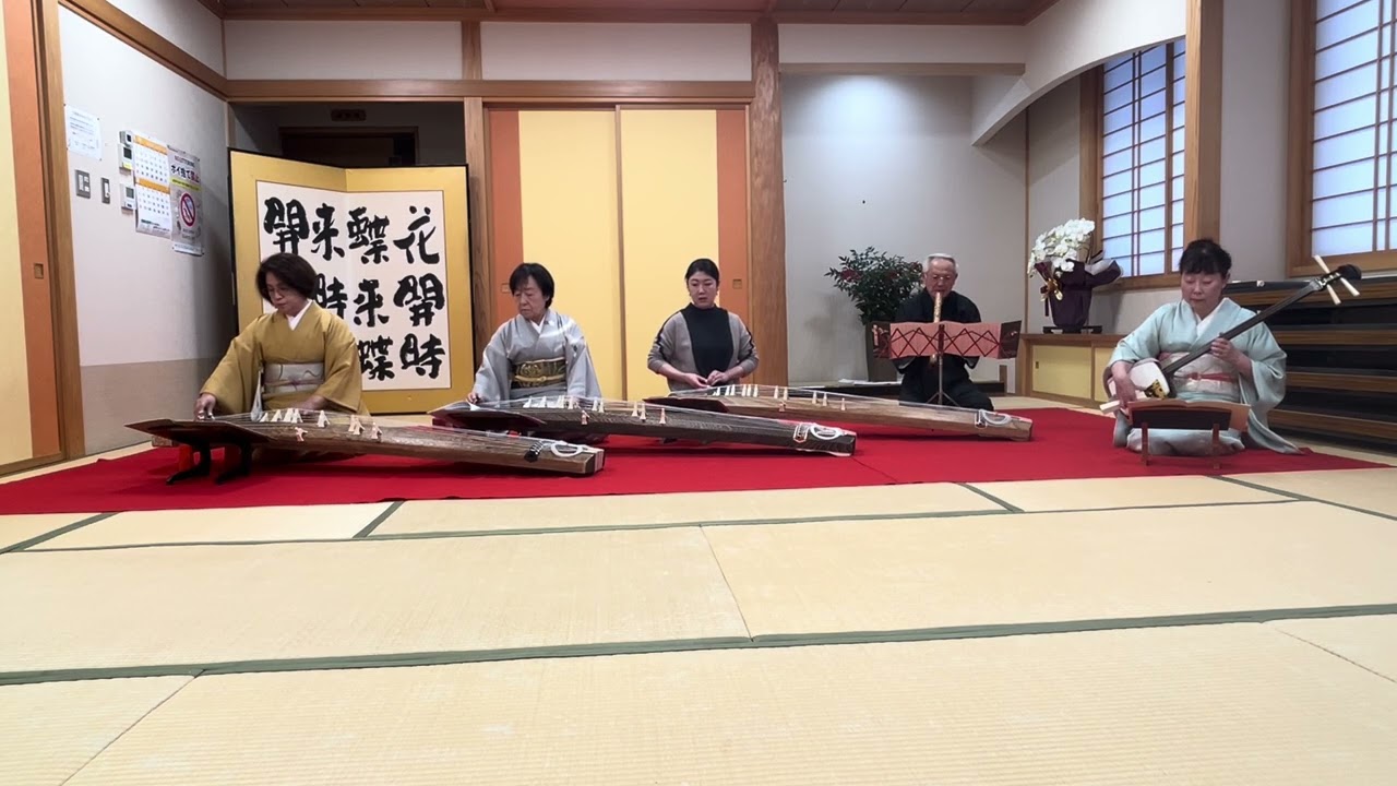 2026年新春吹き初め会【夕顔】