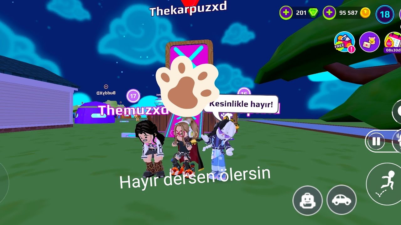 PKXD'de hayır dersen ölürsün 
