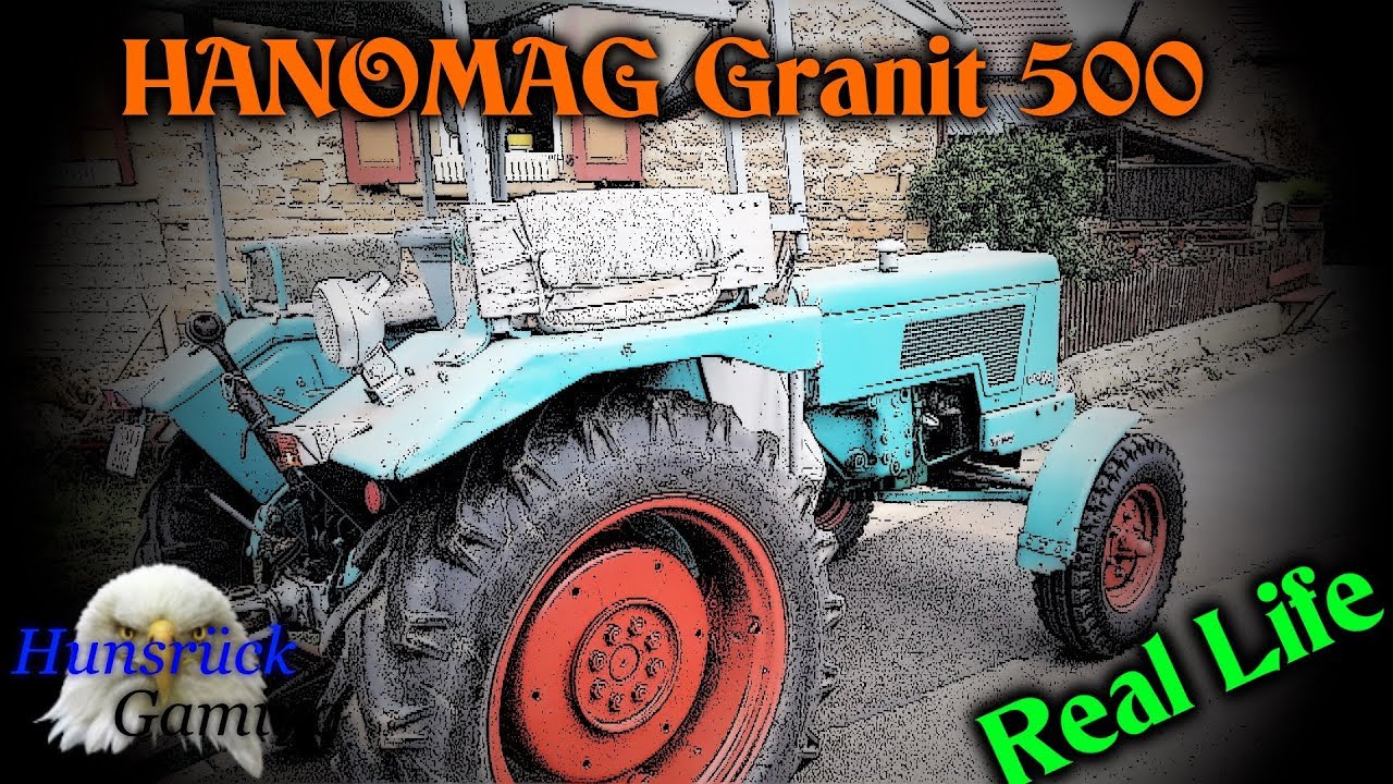 HANOMAG Granit 500 ► Real Life ◄ Mit Strauchschnitt unterwegs... [Deutsch] [HD] [HunsrückGaming]