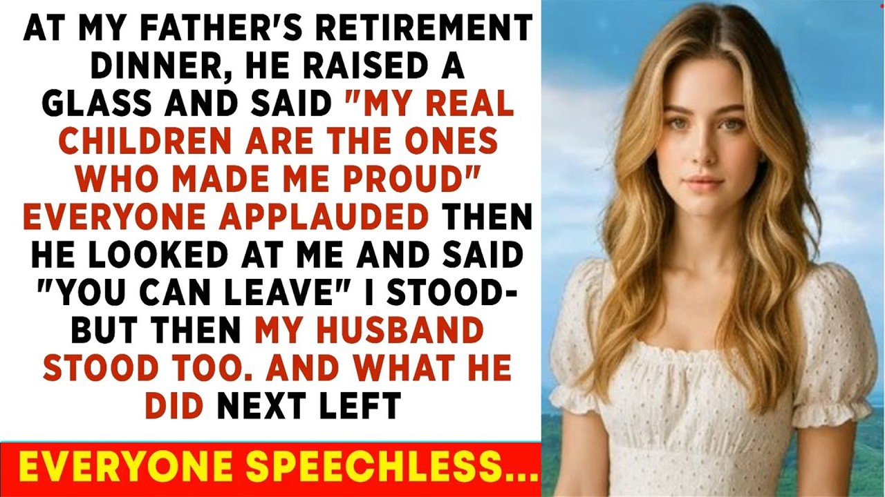 He Told Me to Leave His Retirement Dinner—So I Revealed I Owned Everything He Claimed as Legacy