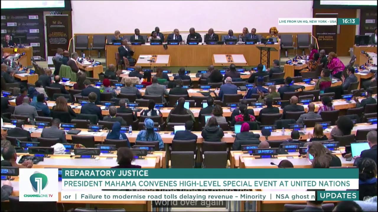 LIVE: President Mahama Hosts UN Special Event on Reparatory Justice