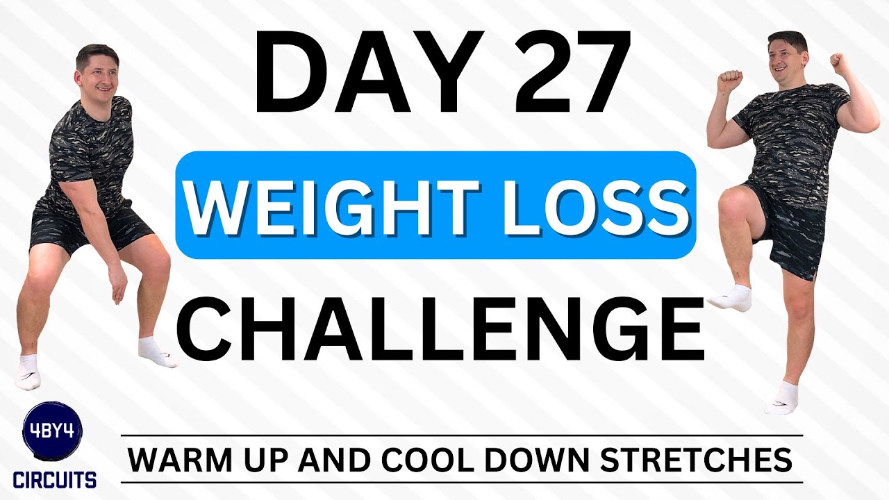 Over 50s ALL LEVELS 31 DAY WEIGHT LOSS CHALLENGE Full Body Standing Cardio Workout Day 27