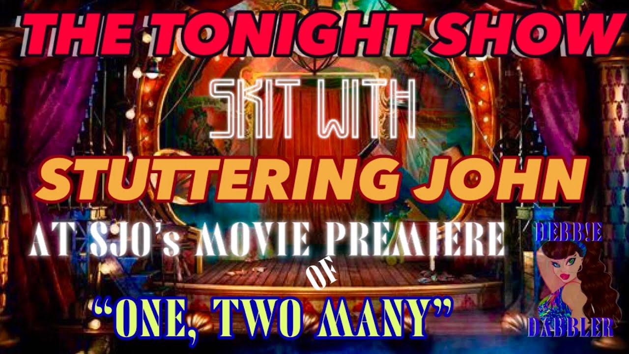 Dabblers Anonymous - Stuttering John Jay Leno Skit - Goofing On The Movie Premiere Of 