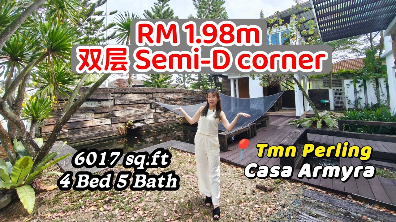 🏡 Casa Almyra @ Taman Perling | Double Storey Semi-D Corner Lot House Tour