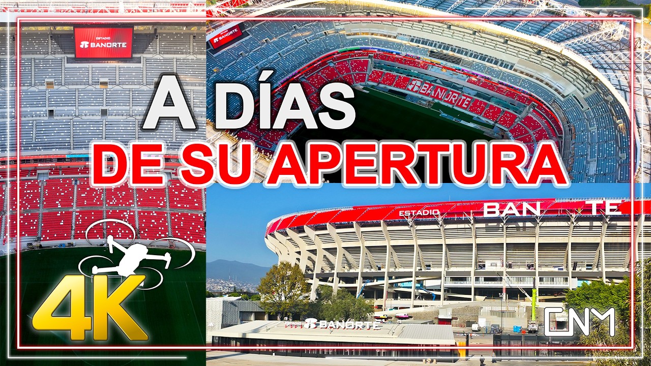 DE PRIMER MUNDO  &iexcl;&Uacute;LTIMAS IM&Aacute;GENES DEL ESTADIO AZTECA!, a d&iacute;as de reinauguraci&oacute;n.