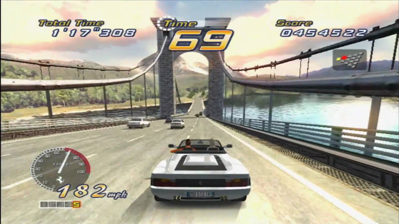 Обзор классической игровой комнаты OUTRUN 2 для Xbox