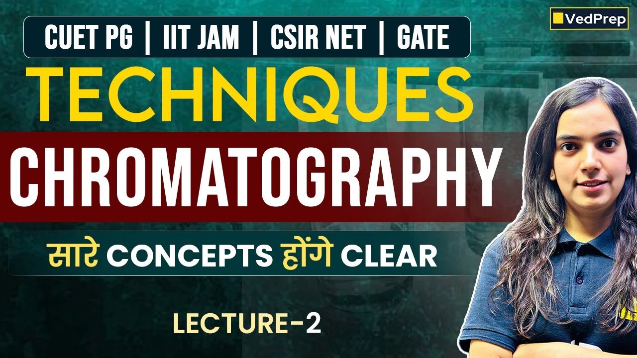 Chromatography Explained | Lecture 2 | Techniques Series | CUET PG, CSIR NET, IIT JAM,GATE 2026