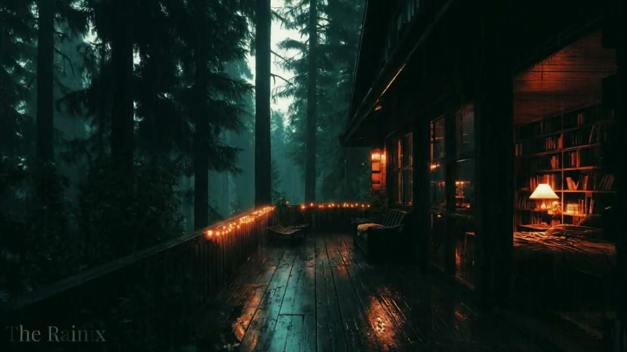 Best Forest Rain at Night 🌲 | Rain Sounds to Help You Sleep Deeply