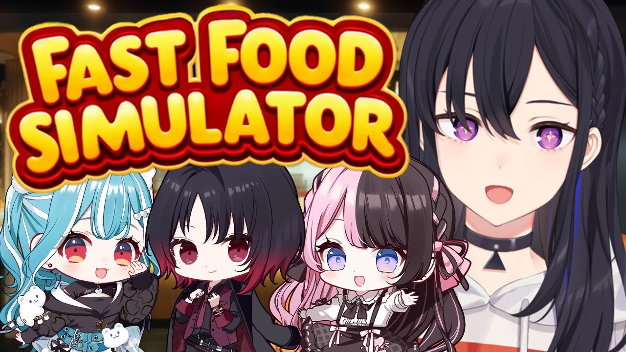 【Fast Food Simulator】食べログランキング🥇を目指して【ぶいすぽ/一ノ瀬うるは】