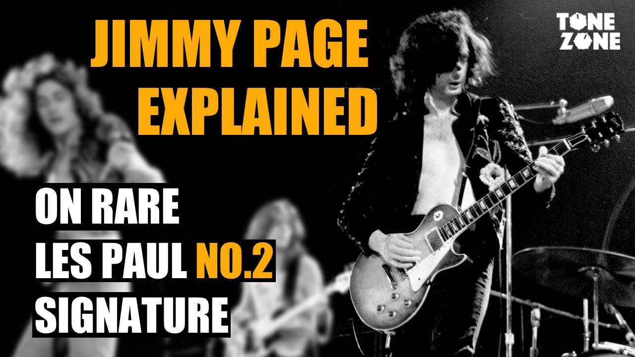 5 Jimmy Page Riffs explained on a RARE Number 2 Signature Les Paul!