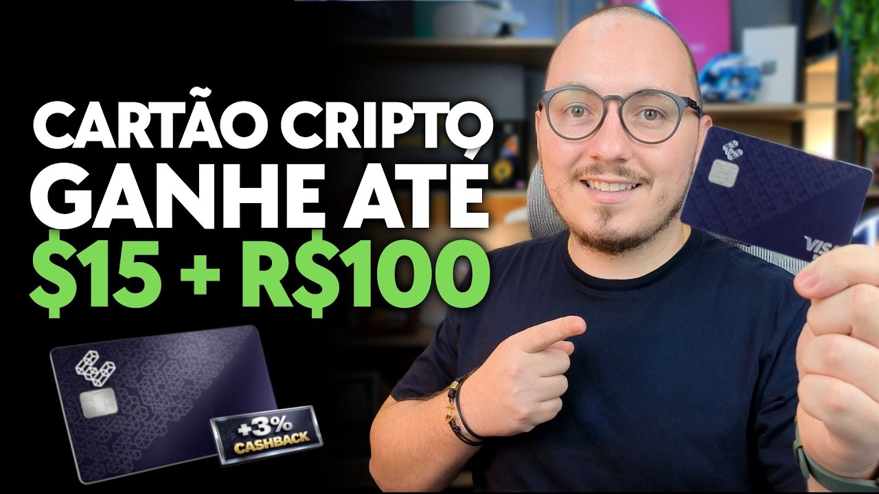 🛑 - CART&Atilde;O CRIPTO EtherFI, 3% CASHBACK + $15 + R$100? Como participar?