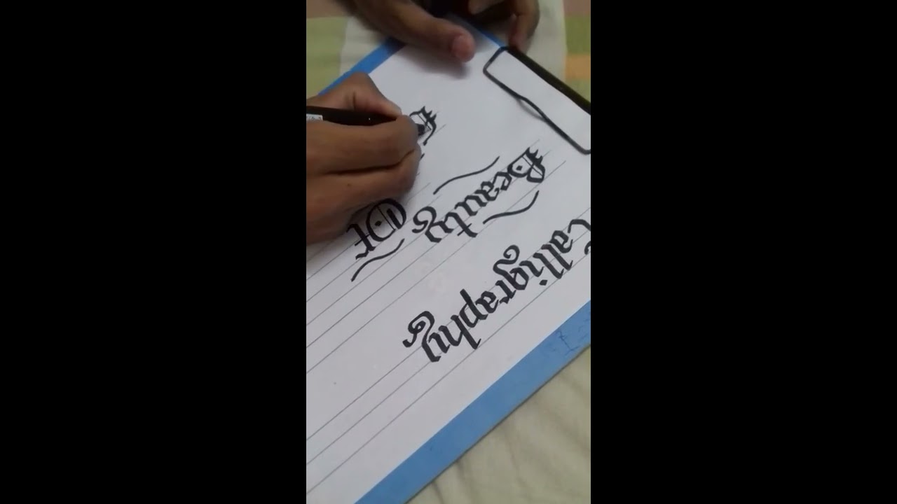 Western calligraphy