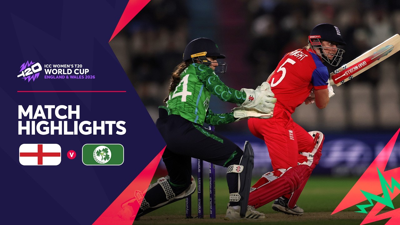 England v Ireland | Match Highlights | Women's #T20WorldCup 2026