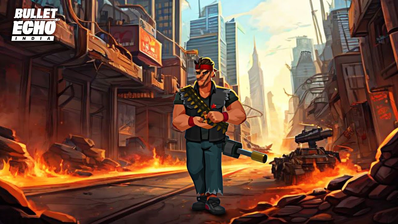 COMMANDO LEVIATHAN SKIN AND DIVINE GAMEPLAY IN BULLET ECHO INDIA