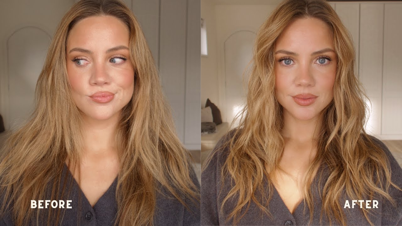 How To Get Effortless Undone Waves | Easy Everyday Hair with Dyson Corral | Hailey Bieber Hair