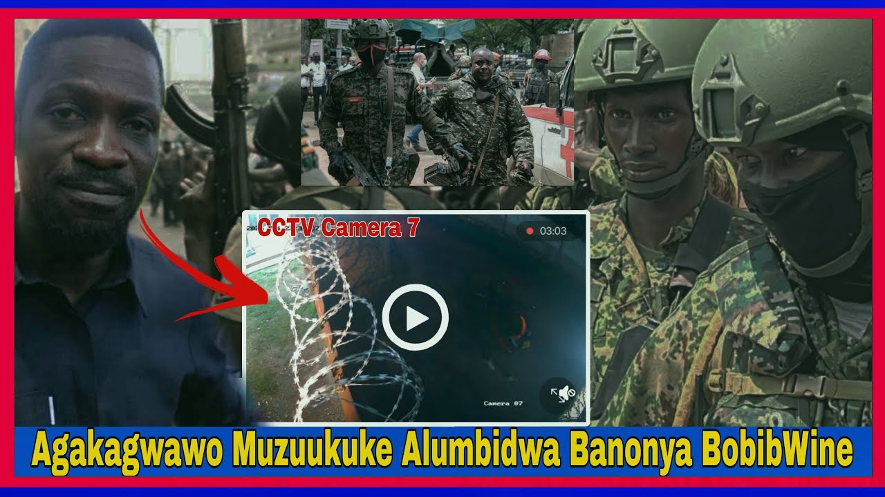 Agakagwawo Kati Kati Muzuukuke Bobi Wine Afulumizza Akatambi Ku CCTV camera 7 Bamulumbye Ekiro