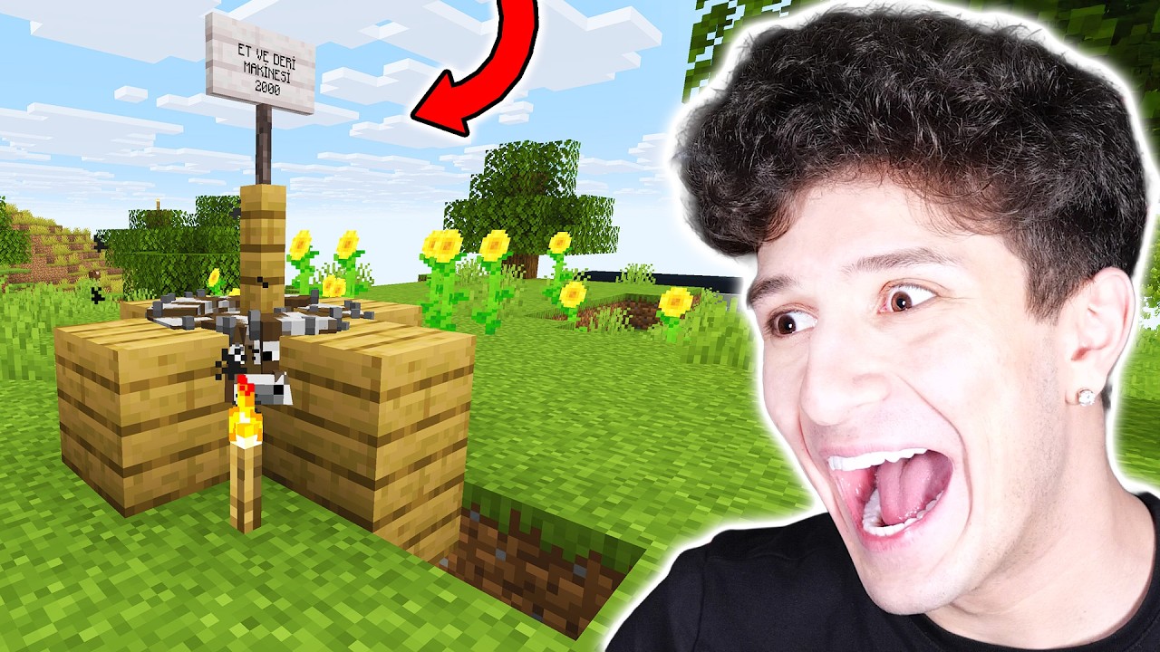 MİNECRAFT : ÇALIŞAN MAKİNE YAPTIM