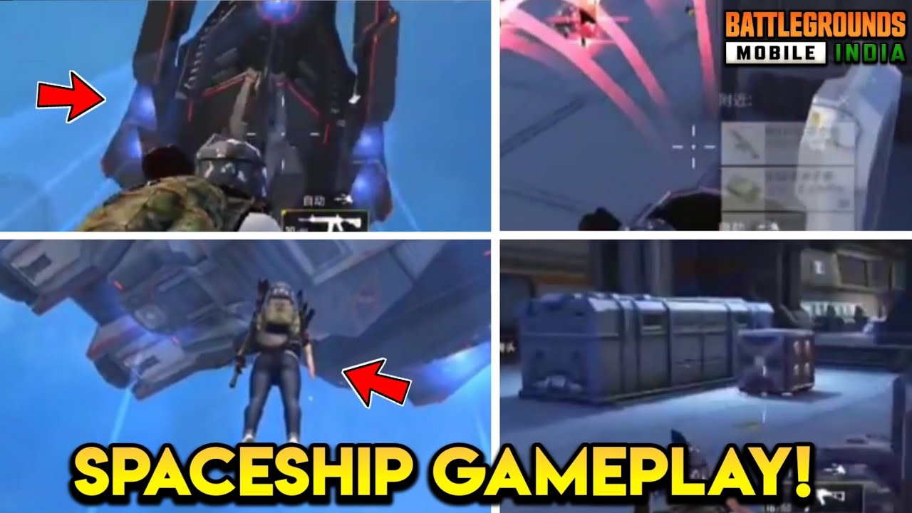 Battleground Mobile India New Alien Spaceship Full Gameplay! | New Bridge Design in BGMI