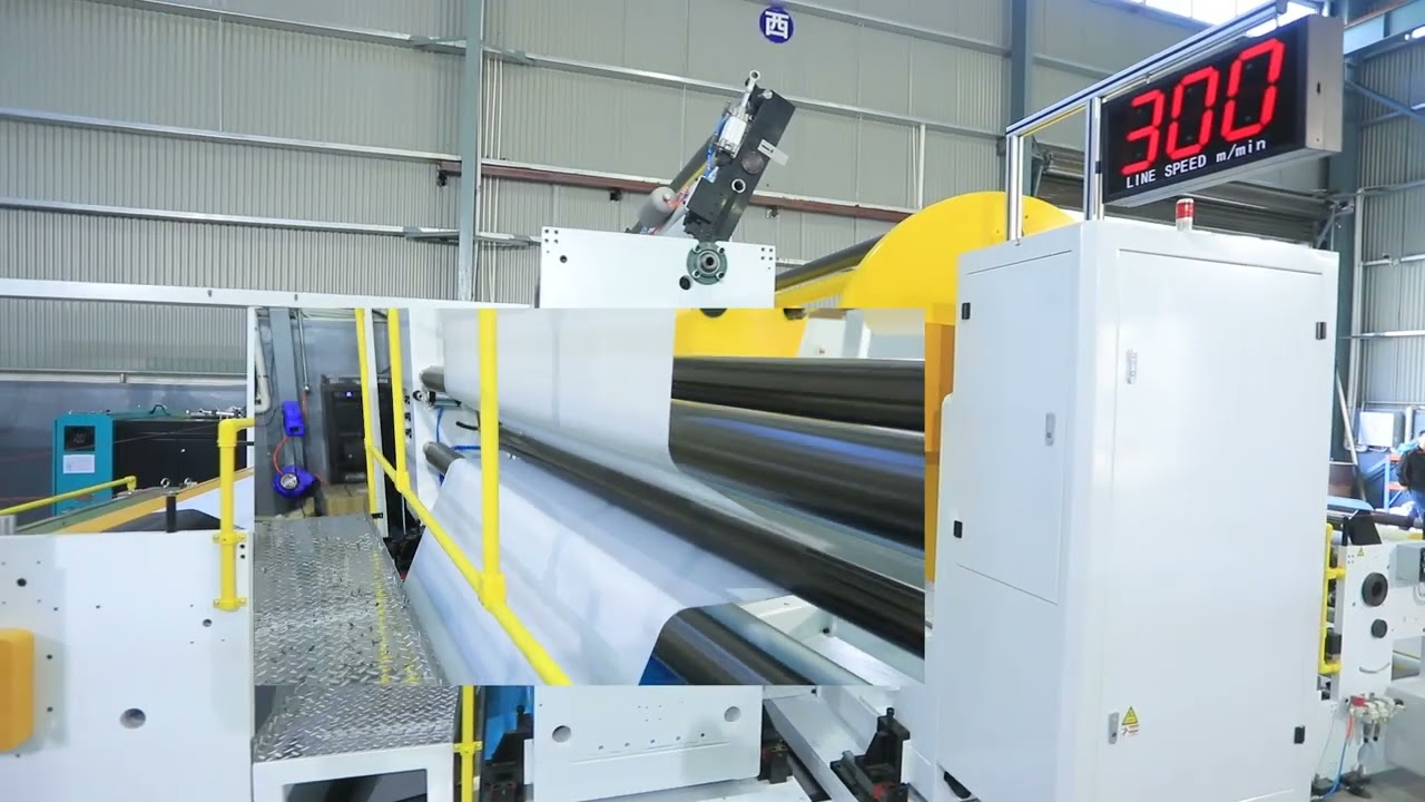 NTH2600 fully-auto Nonwoven+PE film lamination machine for medical gown, medical drape, baby diaper