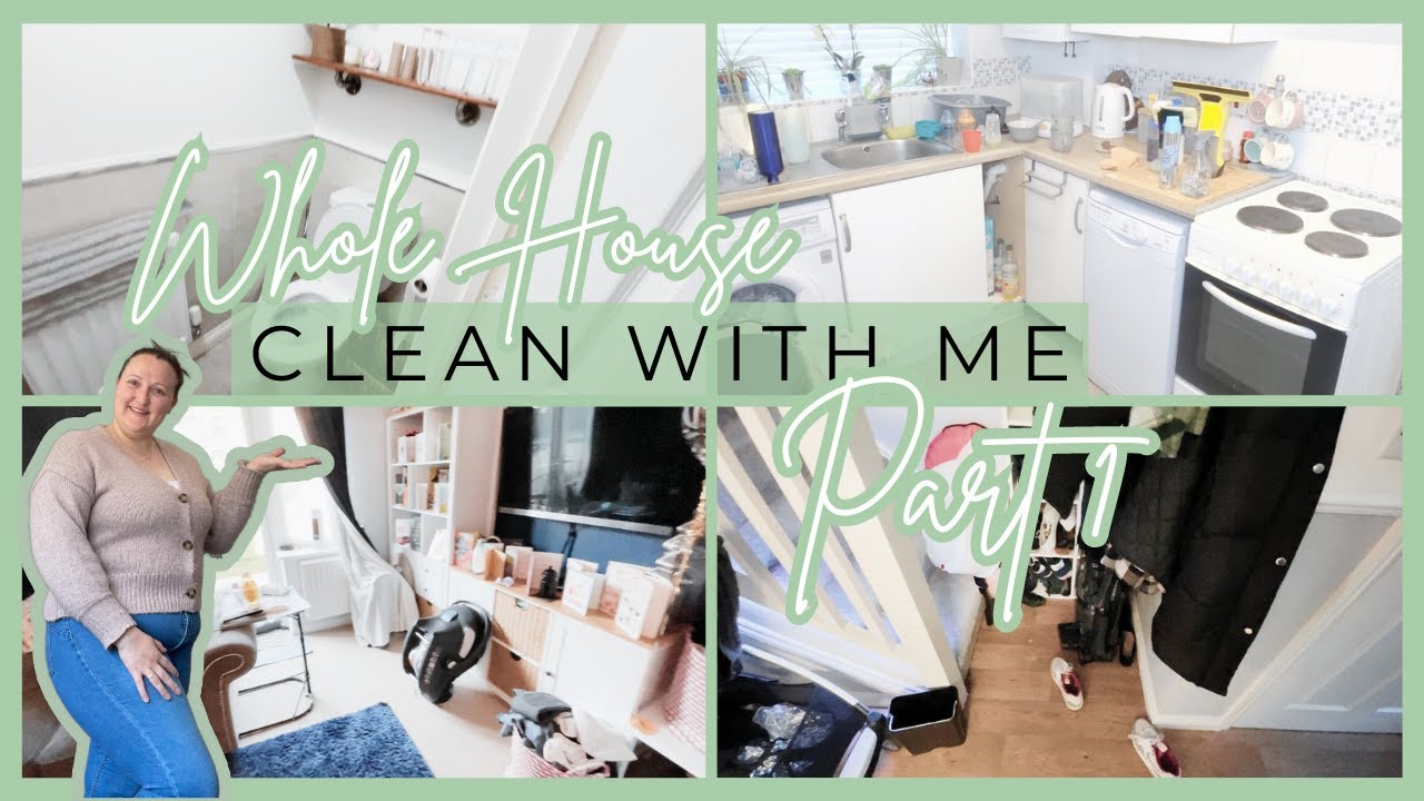 WHOLE HOUSE CLEAN || PART 1 || CLEAN WITH ME || STEPHANIE CLAIRE || UK || 2023