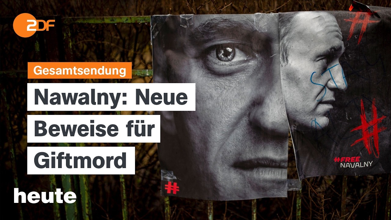 heute 19:00 Uhr vom 14.02.26 US-Minister Rubios Rede, Iran-Demo in M&uuml;nchen, Beweise im Fall Nawalny