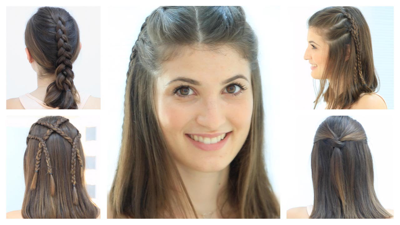 Peinados fáciles para cabello corto y media melena