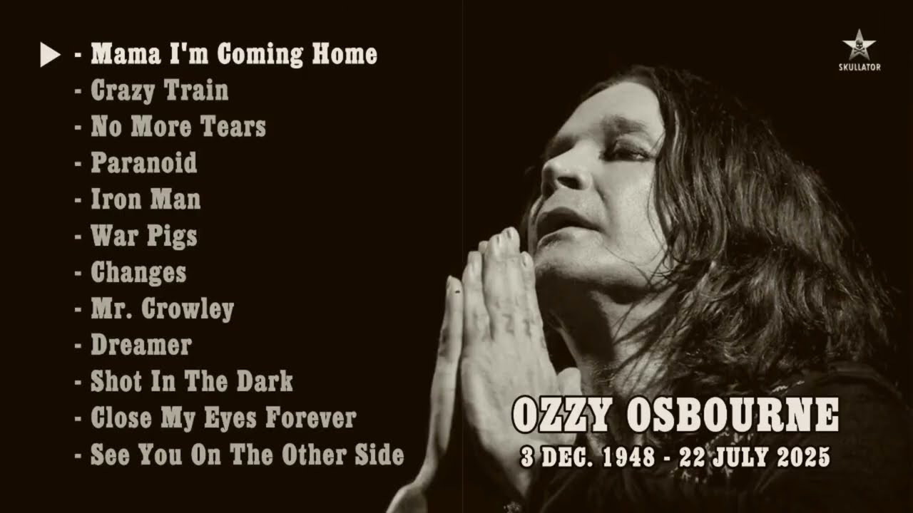 🕯️ RIP Ozzy Osbourne | Ultimate Tribute Mix &ndash; Best Rock & Metal Hits 🎸