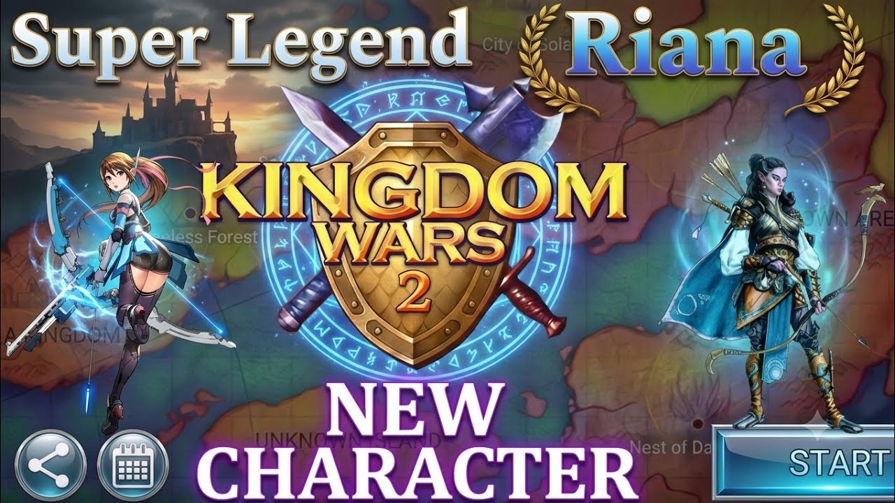 Kingdom wars 2 | New Character | Super Legend | Riana/sigma