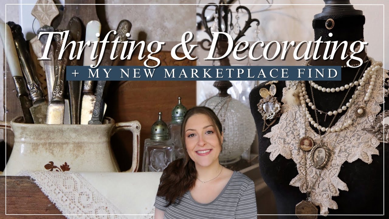 HALF OFF EVERYTHING! THRIFT WITH ME + STYLED THRIFT HAUL! | Goodwill Thrifting, Home Decor